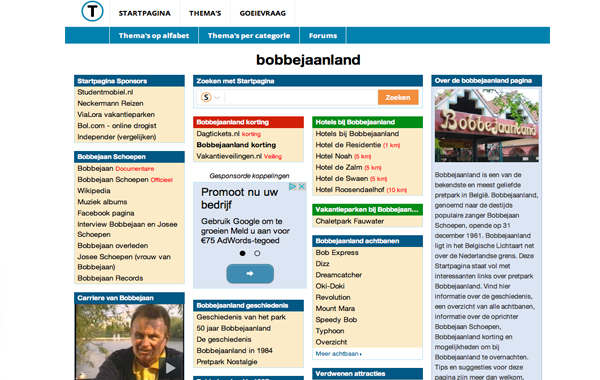 Bobbejaanland Startpagina